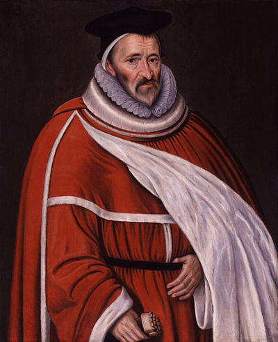 Sir Edmund Anderson, the conservative Chief Justice of the Common Pleas who brought the Common Pleas and King's Bench into conflict over assumpsit.