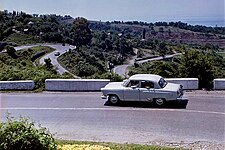 Weg 19 tussen Soechoemi en Nieuw Athos (jaren 1960, Abchazië)