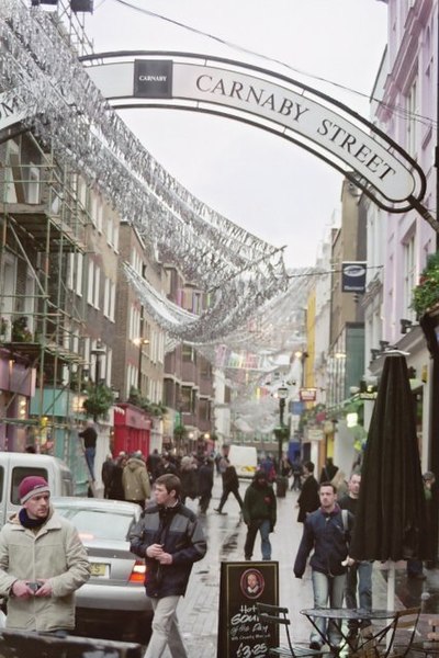 File:South down Carnaby Street on a winter's day - geograph.org.uk - 5861.jpg