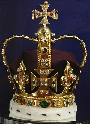 St. Edward's Crown: Part of the Crown Jewels of the United Kingdom