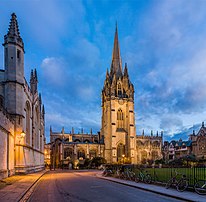 L'église universitaire de la Vierge-Marie, à Oxford. (définition réelle 5 300 × 5 199)