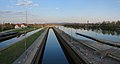 * Nomination Looking upriver from the Weir at Krotzenburg in evening light --Milseburg 15:34, 2 April 2019 (UTC) * Promotion Good quality --Michielverbeek 17:04, 2 April 2019 (UTC)