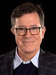 Stephen Colbert, Emmy Award-winning comedian (BS, 1986)