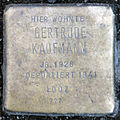 Stolperstein für Gertrude Kaufmann (Friesenwall 2/6)