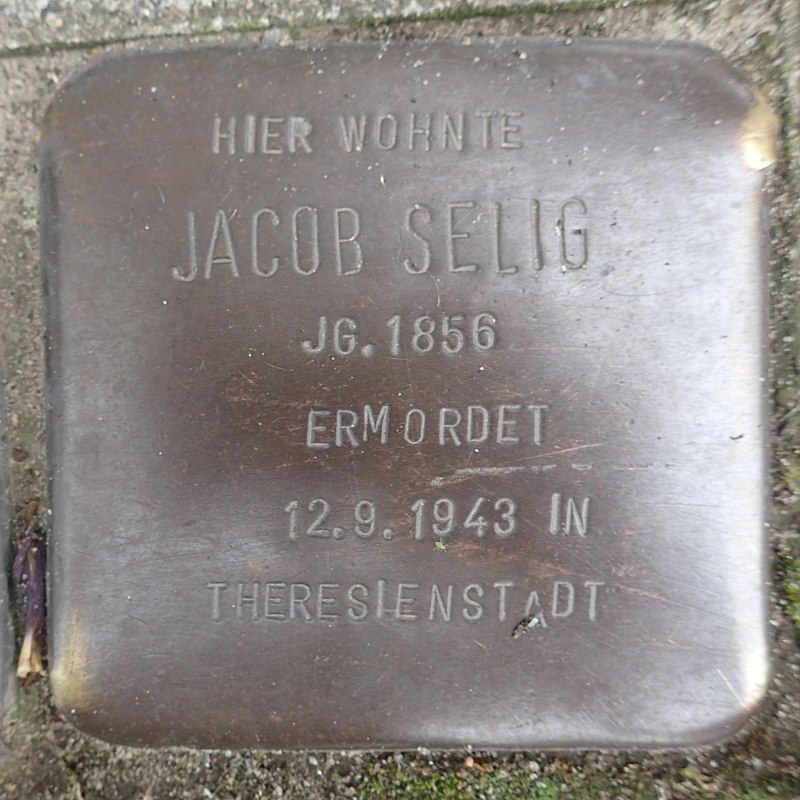 Stolperstein Prinzenstraße 16 Jacob Selig.jpg