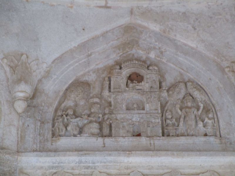 File:Stone mural at Gaitore depicting mythological scenes -15.jpg