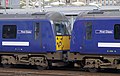 2014-07-01 17:49 Abellio Greater Anglia 360120/102 stand at Stratford.