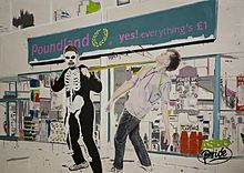 Stuart Semple A POUNDING OUTSIDE POUNDLAND (or how my nose got its wonk) 2010 Stuart Semple A POUNDING OUTSIDE POUNDLAND (or how my nose got its wonk) 2010.jpg