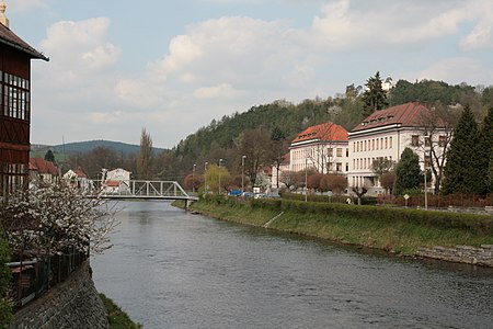 La rivière Otava à Sušice.