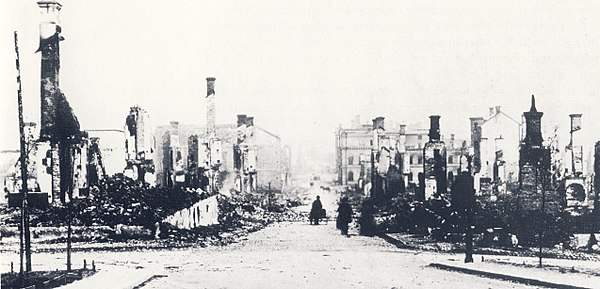 The city was burnt on 25 June 1888.