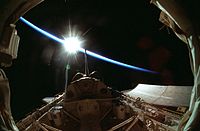 Spacelab aan boord van de Columbia