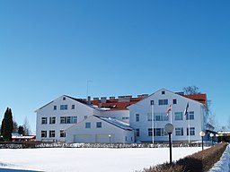 Kommunhuset i staden Suure-Jaani.