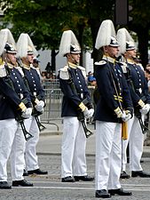 Infanterister vid Livgardet.