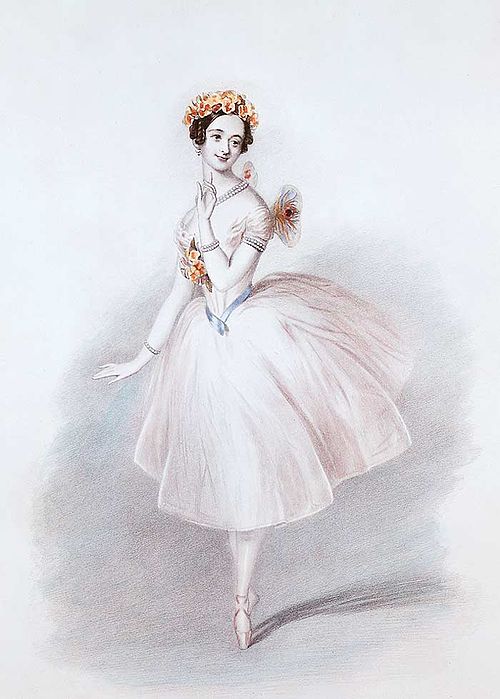 Marie Taglioni in La Sylphide