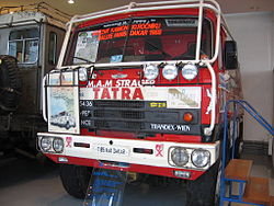 Front of 1988 Tatra 815 truck