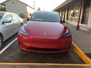 Tesla Model Y front view 7-19-2020