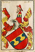 Thüngen-Wappen aus dem Scheiblerschen Wappenbuch (unkorrekt)