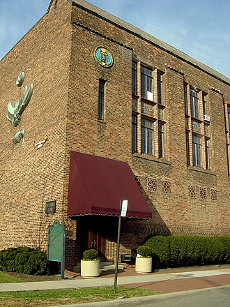 Detroit's historic Scarab Club, where Book Club meetings were held for many years. The Scarab Club.JPG