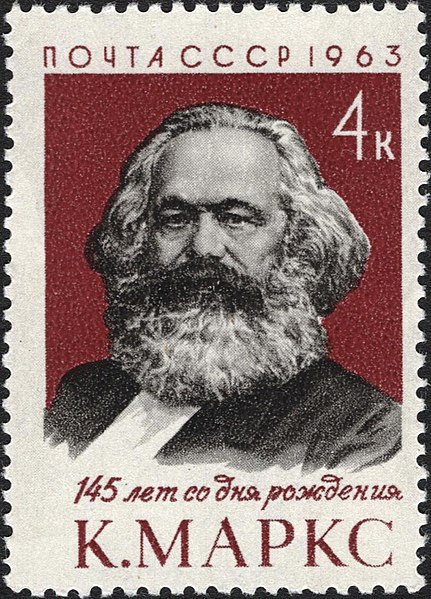 File:The Soviet Union 1963 CPA 2865 stamp (145th anniversary of the birth of Marx. Karl Marx).jpg