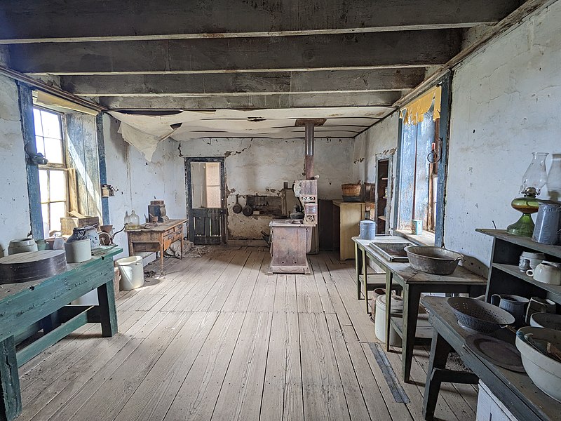 File:The kitchen of the old Stafford Hotel building in the ghost town of Shakespeare, New Mexico on 30 March, 2023.jpg