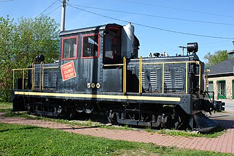 Thousand Islands Railway locomotive 500-20090514.JPG