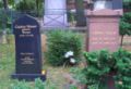 Graves of German author Ludwig Tieck and a later poet named Gudrun Wasser