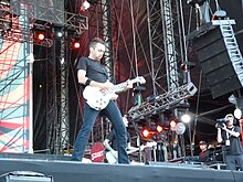 McIlrath playing at Sziget Festival in Budapest in 2011 Tim McIlrath, Rise Against Sziget 2011 (2).JPG