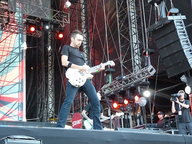 McIlrath playing at Sziget Festival in Budapest in 2011