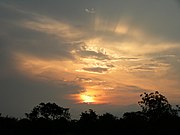 Sunset over Timbavati Game Reserve. TimbavatiSunset.jpg