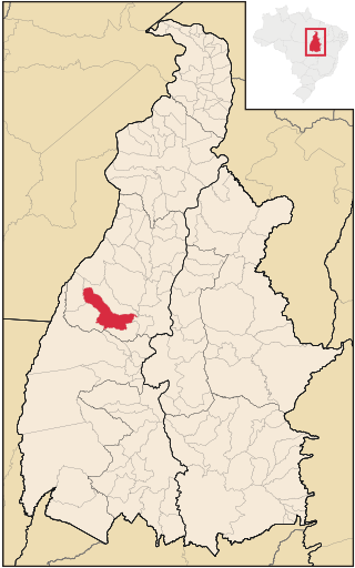 Localização de Divinópolis do Tocantins no Tocantins