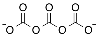 <span class="mw-page-title-main">Tricarbonate</span> Chemical compound