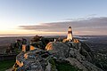 Image 84Trig point atop the Monsanto Castle at sunrise, Aldeia de Monsanto, Portugal