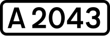 A2043 Schild