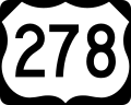 US 278, as seen in Arkansas.