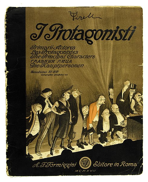 File:Umberto Tirelli, Copertina de «I Protagonisti», 1917.jpg