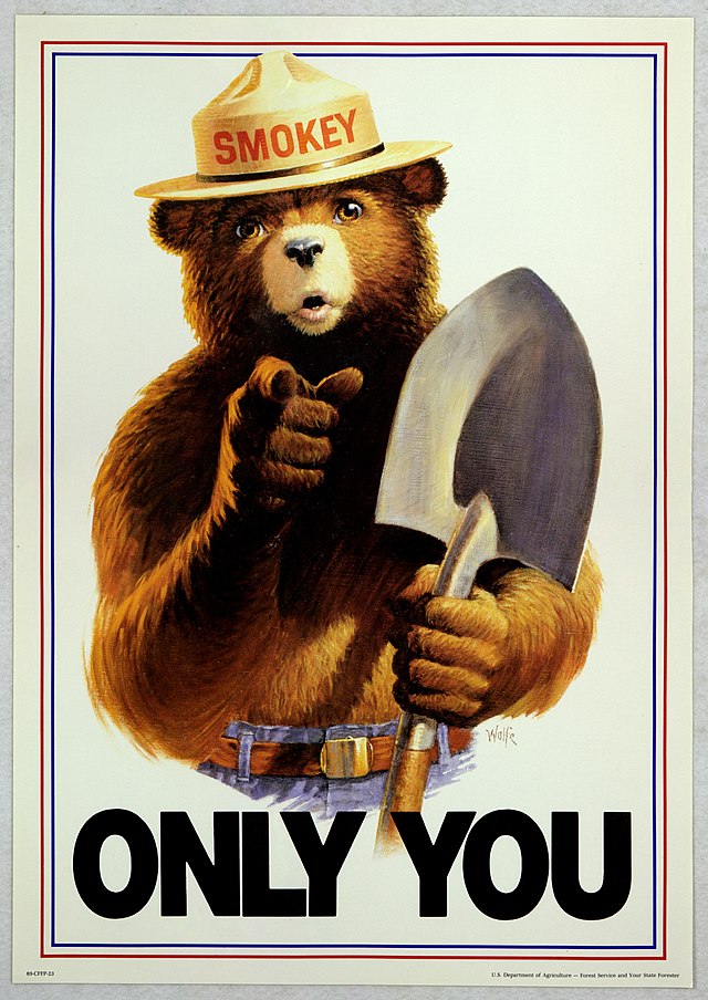 Smokey Bear Trekking Pole