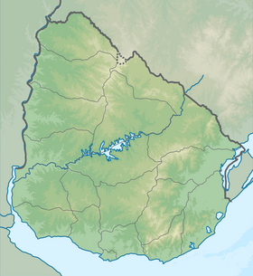 Voir sur la carte topographique d'Uruguay