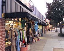 Vintage clothing shops in the Magnolia Park area of Burbank.