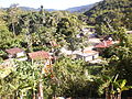 Aerial view of the town