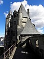 Le château de Vitré : la Tour Saint-Laurent 13 (vue de la Tour de l'Argenterie)