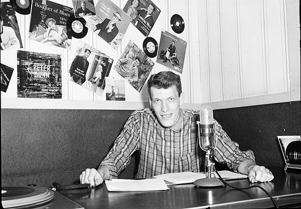 Ted Cassidy on air at WCOA Pensacola January 1959