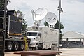 WWE HD trucks on a parking lot