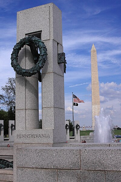 File:WWII Memorial with Washington Monument.jpg
