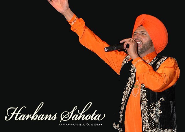 Bhangra lyrics, which generally cover social issues or love, are sung in Punjabi.