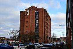 The Warehouse 13 converted apartment complex in Kingston upon Hull.