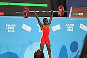 Deutsch: Gewichtheben bei den Olympischen Jugendspielen 2018; Tag 2, 10. Oktober 2018; Jungen 62 kg English: Weightlifting at the 2018 Summer Youth Olympics at 8 October 2018 – Boys' 62 kg