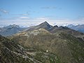 Il Pizzo di Gino visto dalla cima del Bregagno