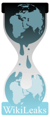 Graphic of hourglass, colored in blue and grey; a circular map of the western hemisphere of the world drips from the top to bottom chamber of the hourglass.