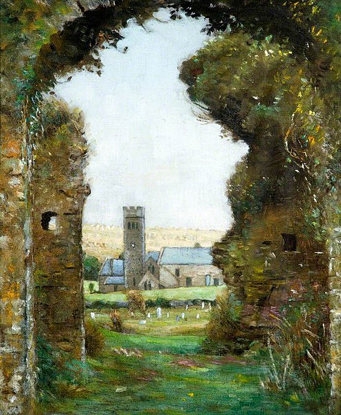 File:William Rixon - Manorbier Church.jpg