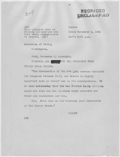 File:Winston Churchill to Franklin D. Roosevelt - NARA - 195001.tif